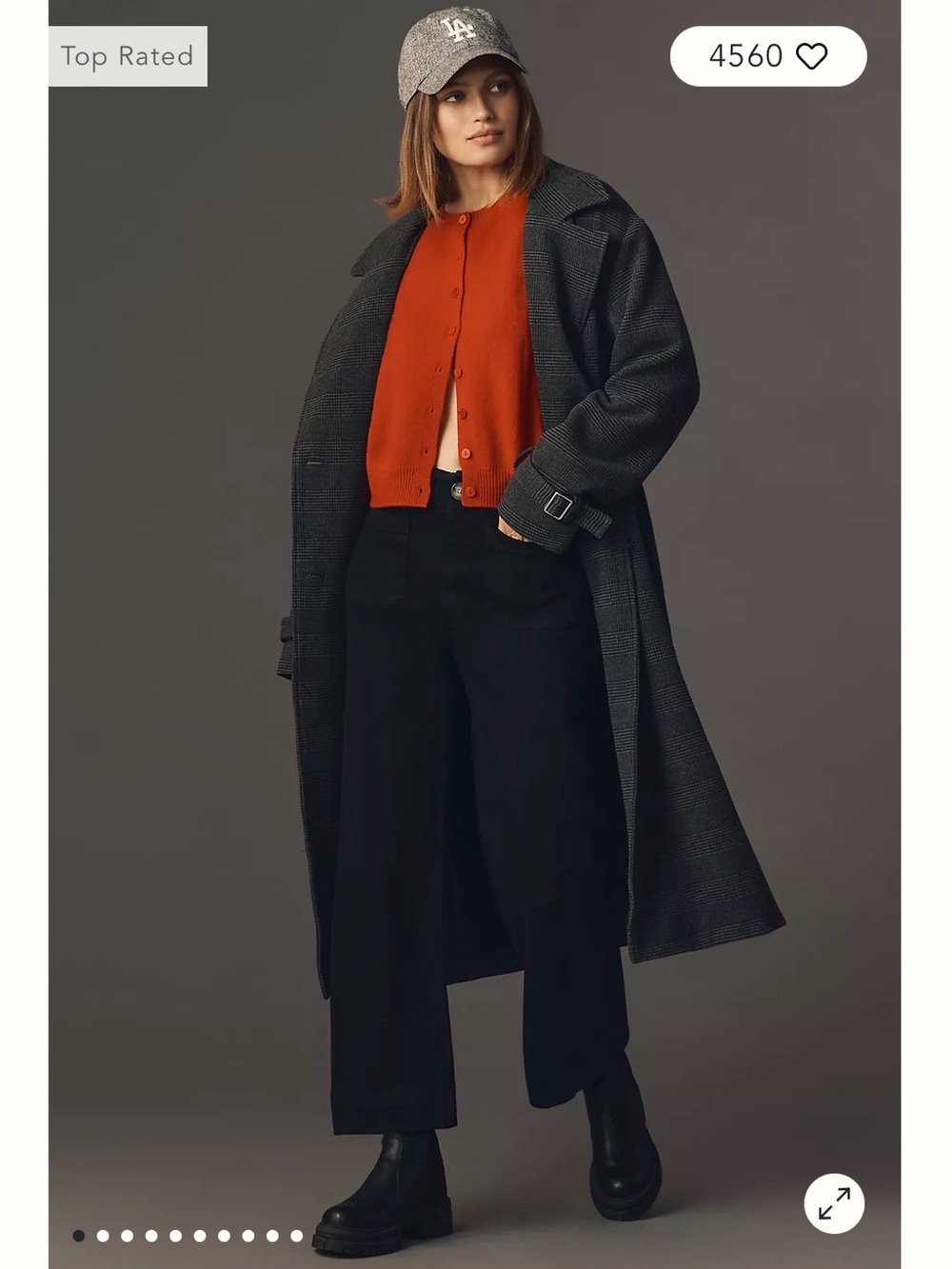 Wide-Leg High-Rise Black Jeans for Women
